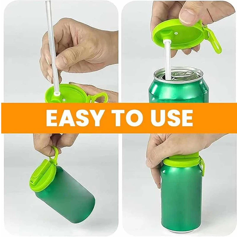 Soda Saver Lid & Straw Set